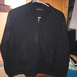 Brandy Melville black bomber jacket